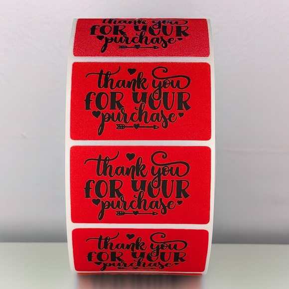 Thank You For Your Purchase Stickers – Small Business Packaging Labels 2" - Picture 7 of 11